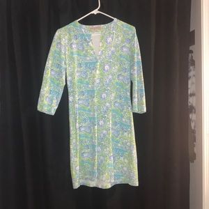 Lion/Tiger printed dress